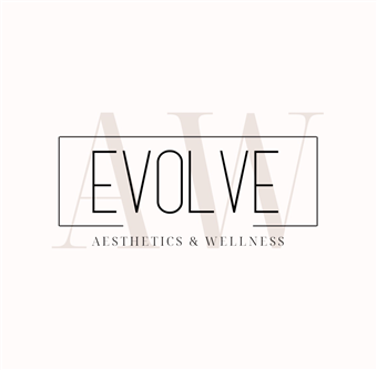 Clean, professional medical spa treatment room with neutral tones at Evolve Aesthetics & Wellness in Greenfield